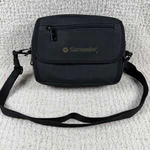 Samsonite Black Nylon Crossbody Bag with Adjustable Strap‎ Travel Camera
